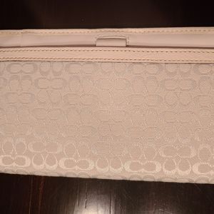 Authentic Coach Checkbook Cover with Divider